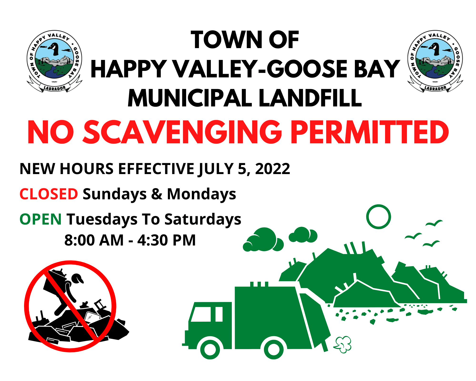 Landfill Information Town of Happy Valley Goose Bay